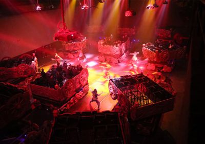 Matrix Car Dynamic Stage Play -  "Guan Gong's World" in Jingzhou Hubei Province